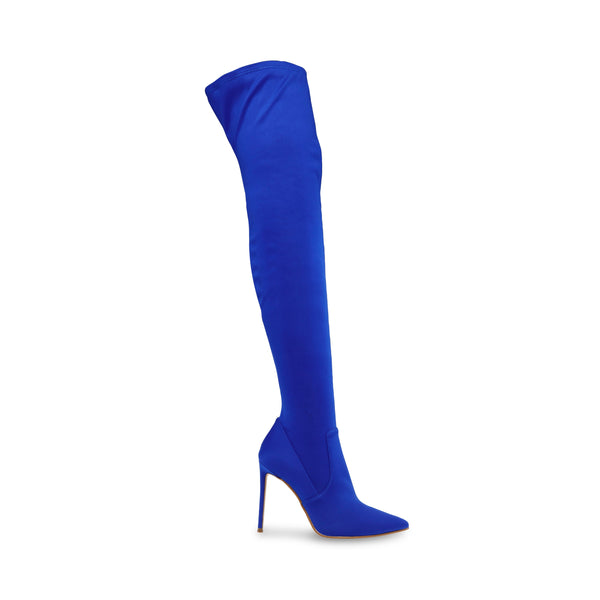 Cobalt blue 2024 thigh high boots