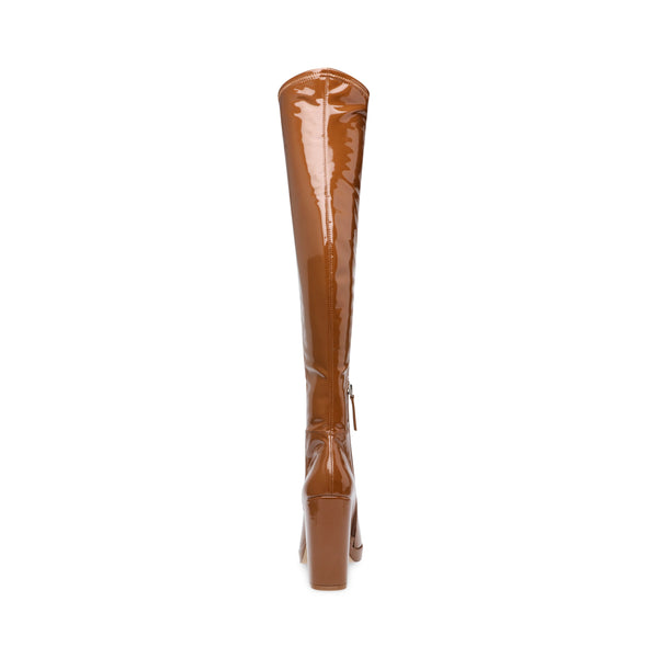 Magnifico Boot COGNAC PATENT Steve Madden Morocco