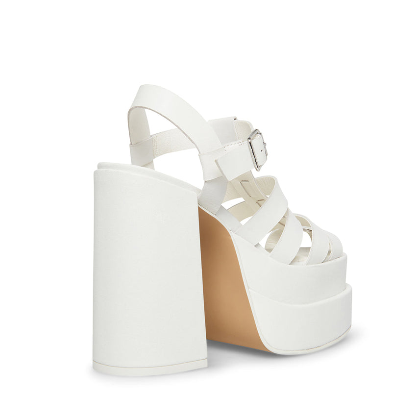 Carlita Sandal WHITE LEATHER