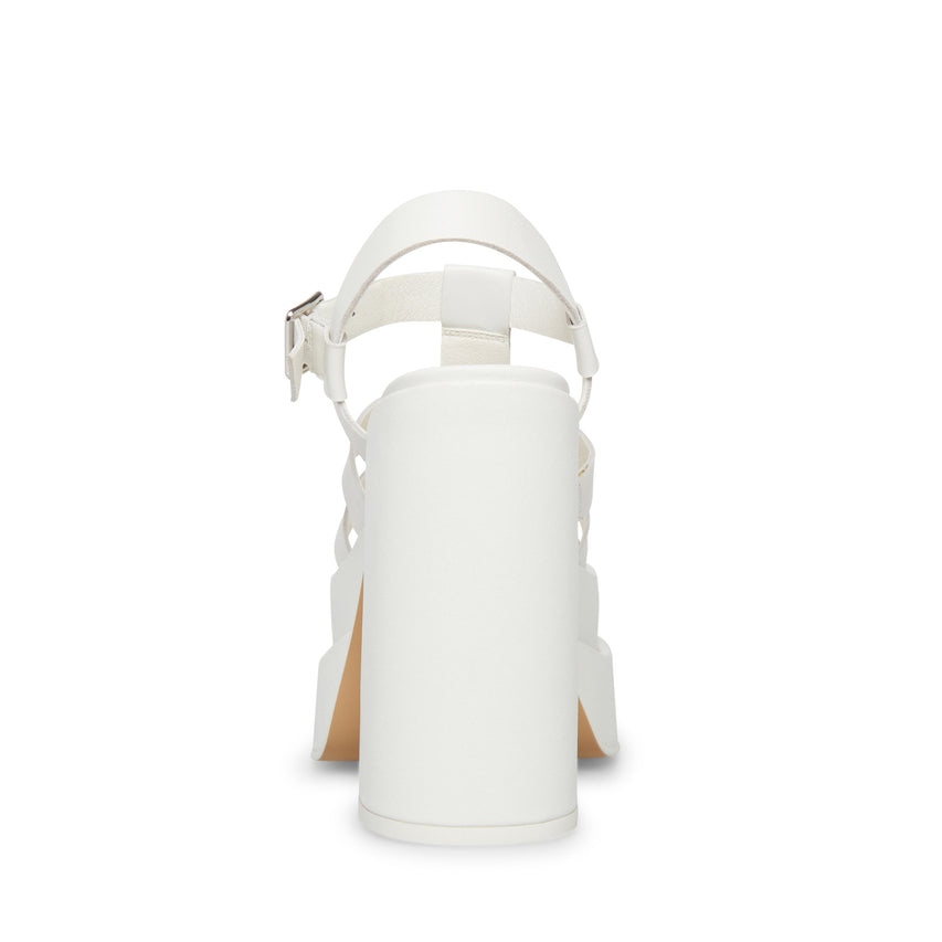 Carlita Sandal WHITE LEATHER