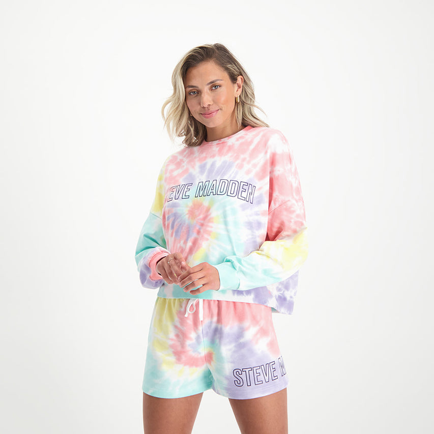 Far Out Sweatshirt RAINBOW TIE DYE