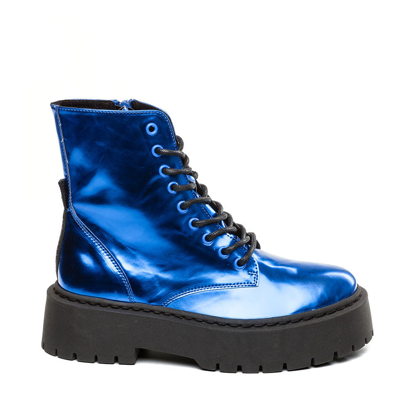Skylar Bootie BLUE MIRROR
