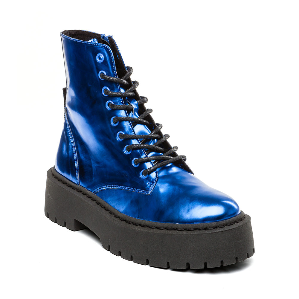 Skylar Bootie BLUE MIRROR
