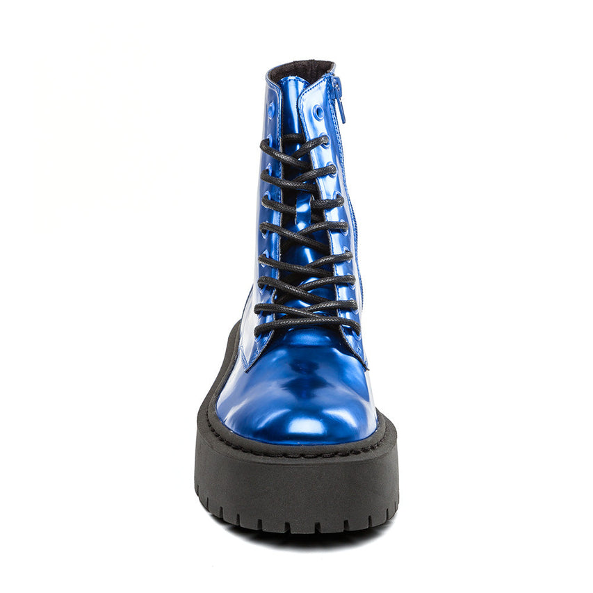 Skylar Bootie BLUE MIRROR