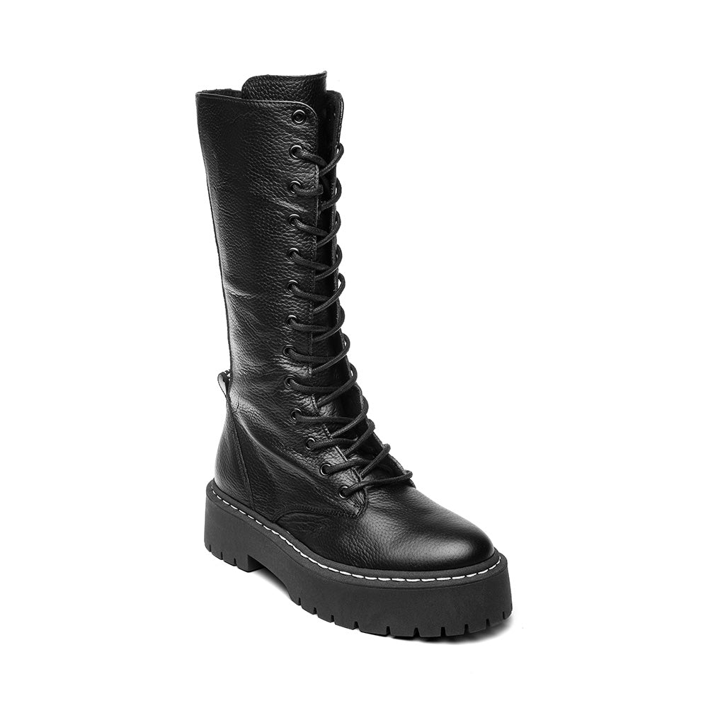 Vroom Boot BLACK LEATHER- Hover Image