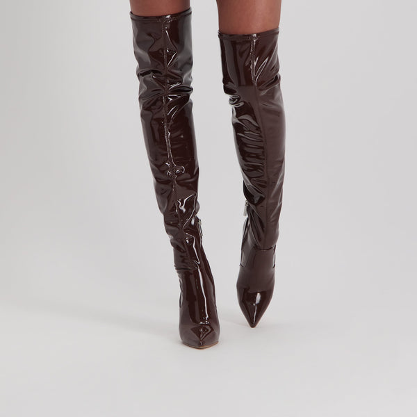 Vava Boot BROWN PATENT