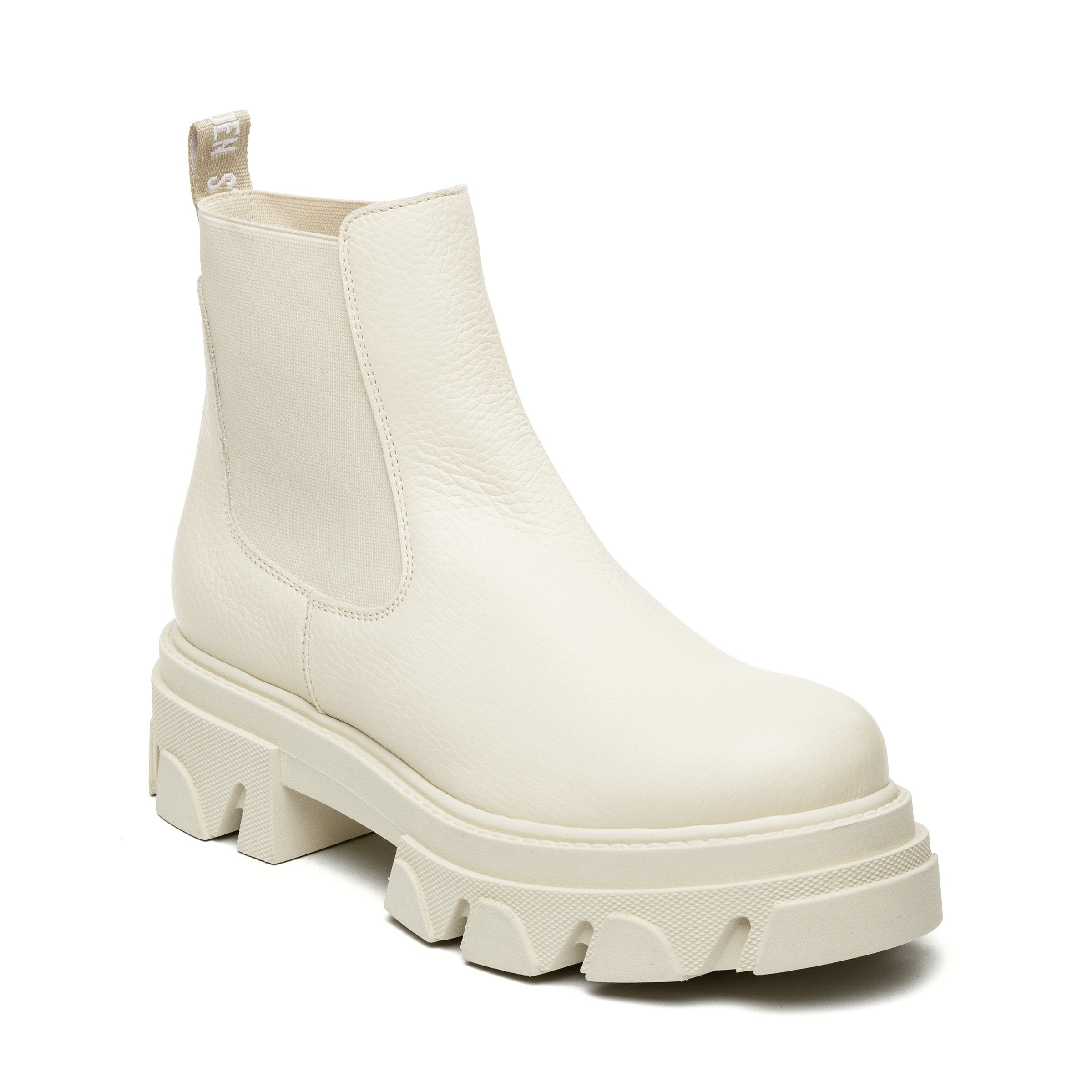 Mixture Bootie BONE LEATHER- Hover Image
