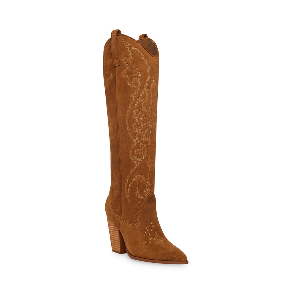 Lasso Boot BROWN SUEDE- Hover Image