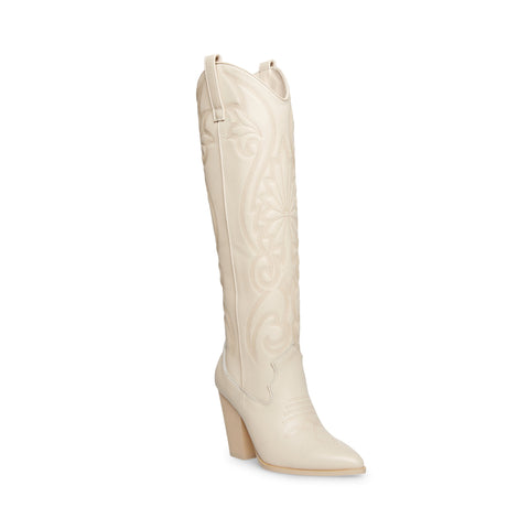 Steve Madden Lasso Boot BONE LEATHER Boots ONLINE EXCLUSIVE