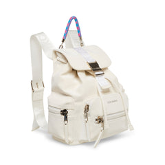 Steve madden white outlet backpack