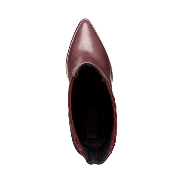 Beverley Ankle Boot BURGUNDY LEATHER