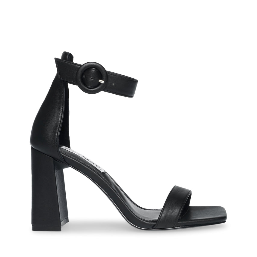 Riveting Sandal BLACK LEATHER