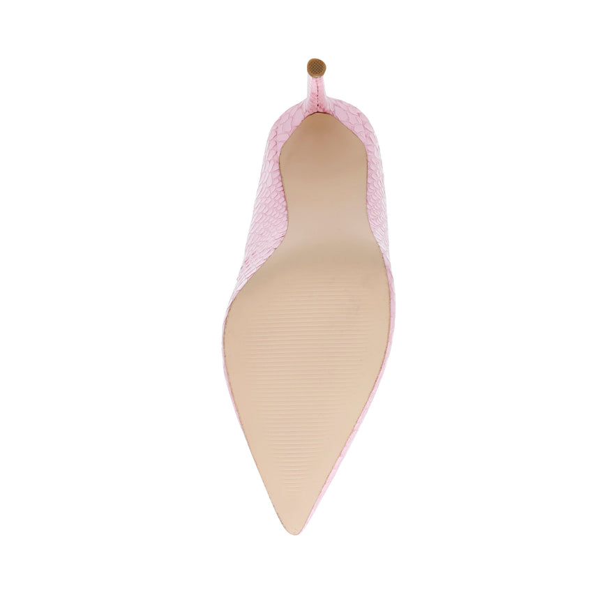 Vala Heel PINK SNAKE