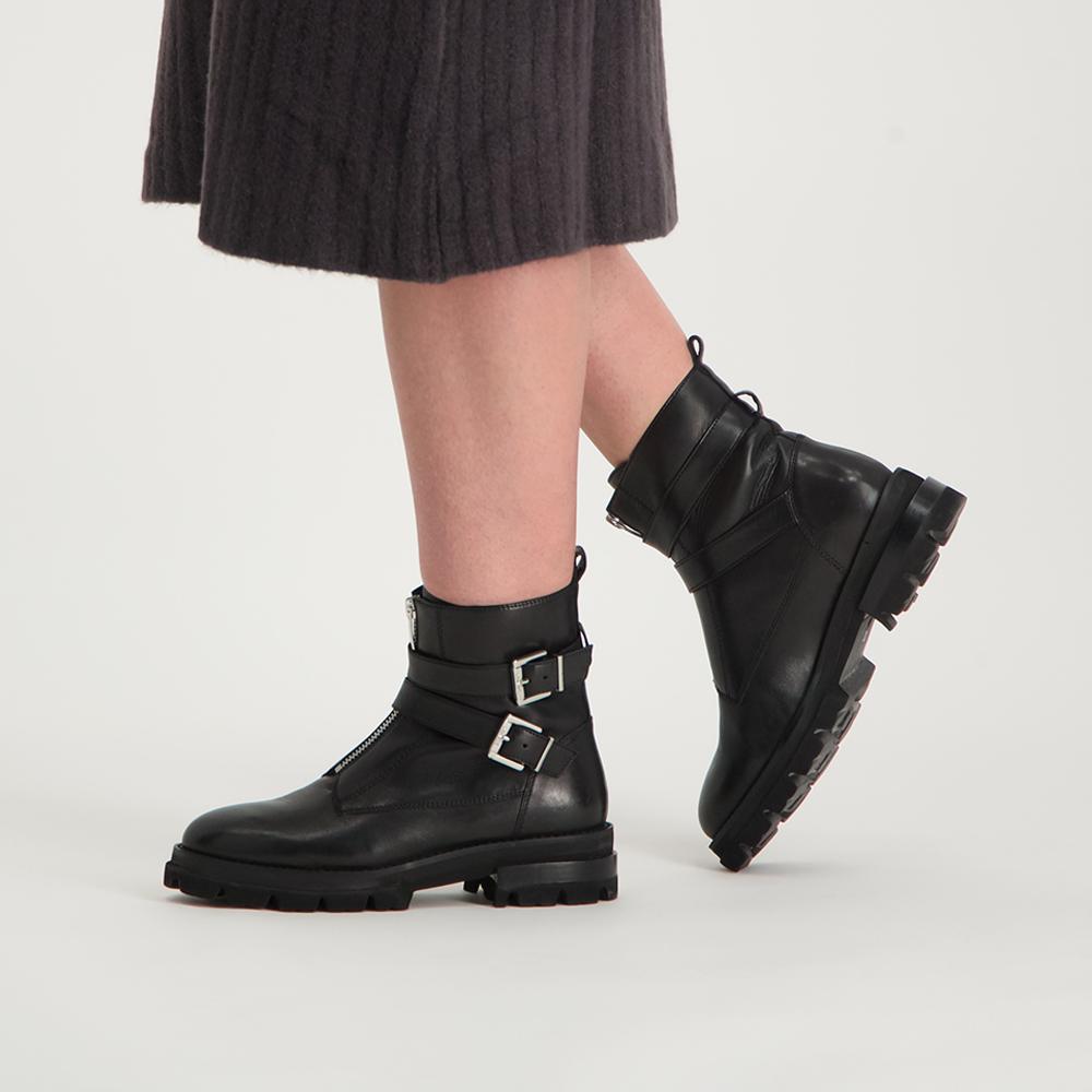 Rachelle Ankle Boot BLACK LEATHER